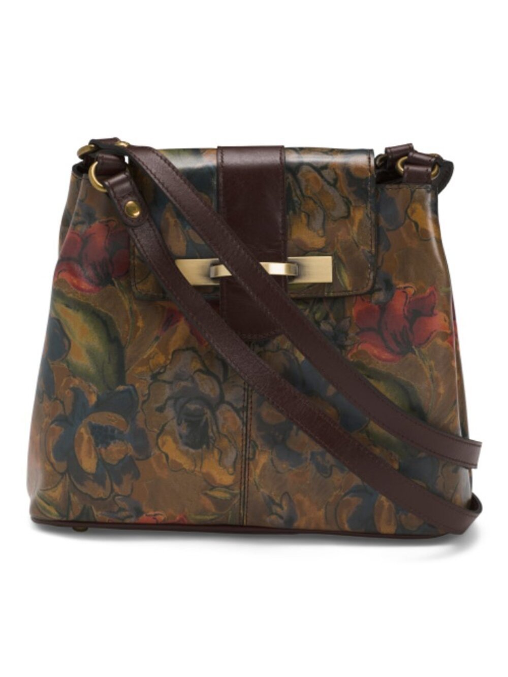 PATRICIA NASH Leather Larone Medium Hobo With Crossbody Strap